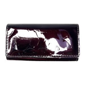 Louis Vuitton Amarante Vernis 4 Key Holder Case Multicles CA0078 Burgundy